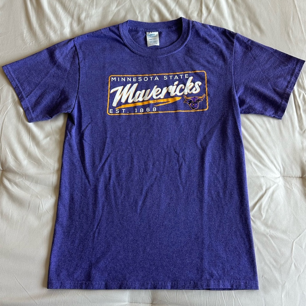 Minnesota State Mavericks Purple Graphic Tee